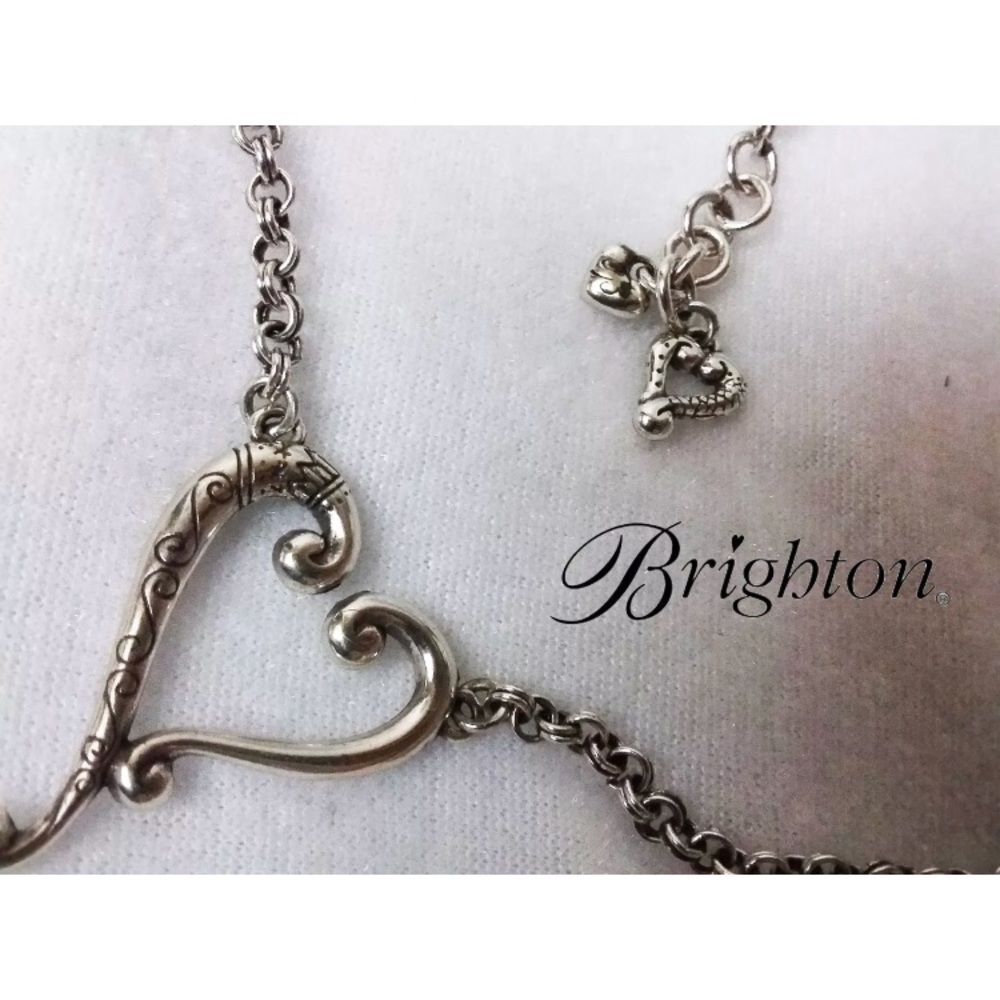 Brighton Tuscan Etched Heart Necklace